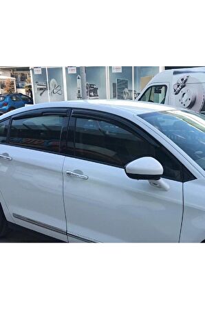 Citroen C5 Mügen Cam Rüzgarlığı Sedan 2008 - 2015 Arası 4 Lü Takım