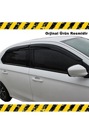 Citroen Elysee Mügen Cam Rüzgarlığı 2012 - 2020 Arası 4 Lü Takım