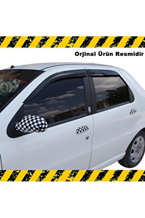 Fiat Albea Mügen Cam Rüzgarlığı 2002-2012 Arası Tüm Kasalar 4 Lü Takım