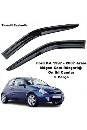Ford Ka Mügen Cam Rüzgarlığı 1997-2007 Arası Ön Iki Camlar 2 Li Set Mügen Cam Rüzgarlığı -