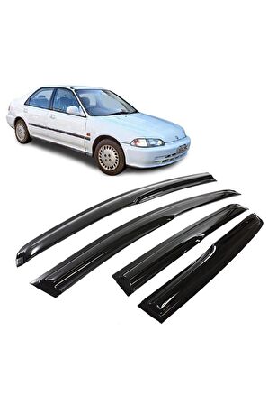 Honda Civic Mügen Cam Rüzgarlığı 1992 - 1996 Arası 4 Lü Takım