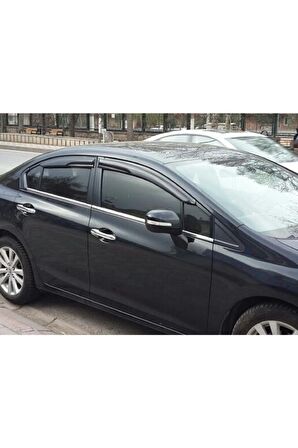 Honda Civic Mügen Cam Rüzgarlığı 2012 2016 Arası 4'lü