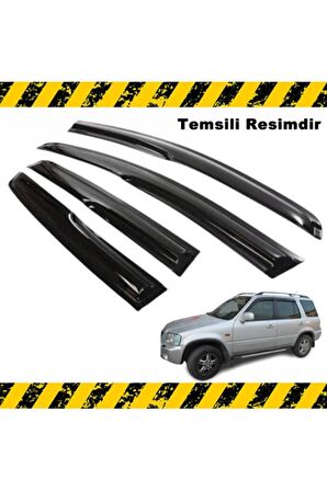 Honda Crv Mügen Cam Rüzgarlığı 1997 - 2002 Arası 4 Lü Set