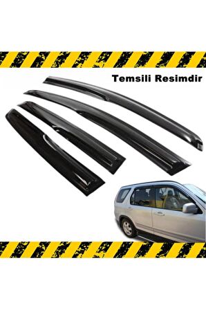 Honda Crv Mügen Cam Rüzgarlığı 2002 - 2007 Arası 4 Lü Set