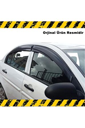Hyundai Accent Era Mügen Cam Rüzgarlığı 2005-2011 Arası 4lü Set
