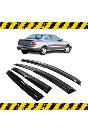 Hyundai Elantra Mügen Cam Rüzgarlığı 1996 - 2001 Arası 4 Lü Set