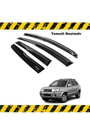 Hyundai Tucson Mügen Cam Rüzgarlığı 2005-2010 Arası 4 Lü Set