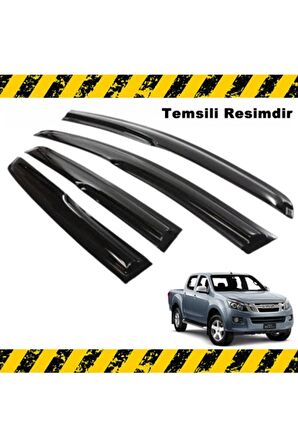 Isuzu D-max Mügen Cam Rüzgarlığı 2013-2020 Arası 4 Lü Set