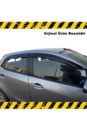 Mazda 2 Mügen Cam Rüzgarlığı 2009-2013 Arası 4 Lü Set