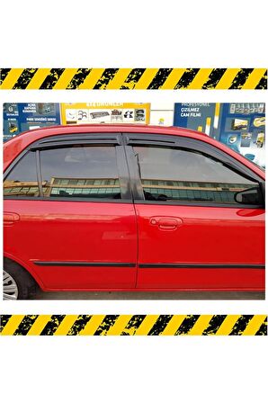 Mazda 323 Bj Kasa Mügen Cam Rüzgarlığı Sedan 1999-2003 Arası 4 Lü Set