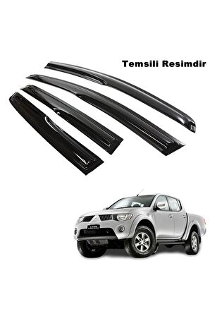 Mitsubishi L200 Mügen Cam Rüzgarlığı 2007-2013 Arası 4 Lü Takım