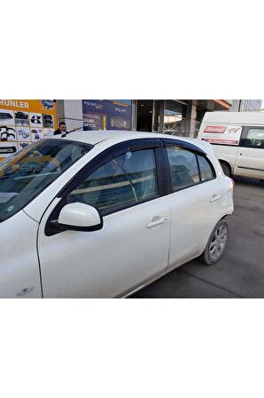 Nissan Micra Mügen Cam Rüzgarlığı 2011 - 2018 Arası 4 Lü Set