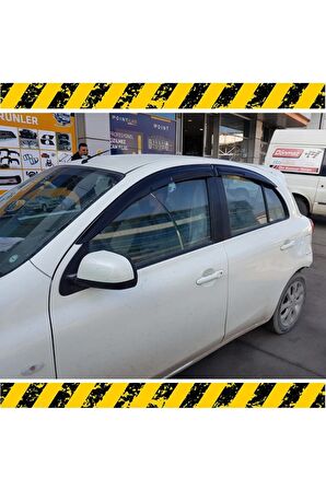 Nissan Micra Mügen Cam Rüzgarlığı 2011 - 2018 Arası 4 Lü Takım
