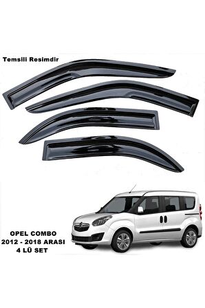 Opel Combo Mügen Cam Rüzgarlığı 2012 - 2018 Arası 4 Lü Takım -