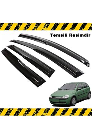 Opel Corsa C Mügen Cam Rüzgarlığı 2000-2006 Arası 4 Lü Set