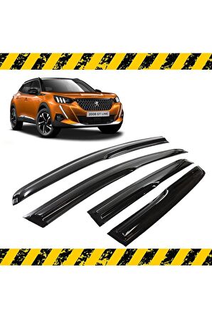Peugeot 2008 Mügen Cam Rüzgarlığı 2020 Sonrası Son Kasa 4 Lü Set