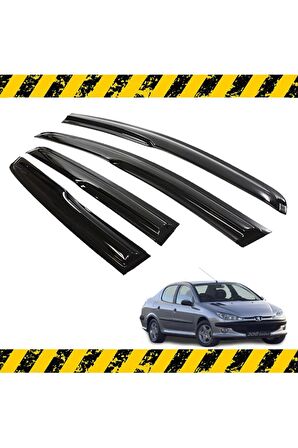 Peugeot 206 Mügen Cam Rüzgarlığı Sedan Kasa 1998-2012 Arası 4 Lü Takım