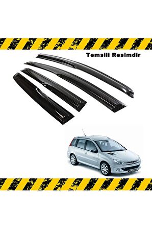 Peugeot 206 Mügen Cam Rüzgarlığı Sw 1998-2012 Arası 4 Lü Takım