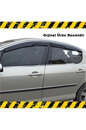 Peugeot 407 Mügen Cam Rüzgarlığı Sedan 2004 - 2010 Arası 4 Lü Takım