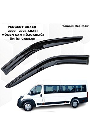 Peugeot Boxer Mügen Cam Rüzgarlığı 2000 - 2023 Arası Ön Iki Camlar 2 Li Set Cam Rüzgarlığı -