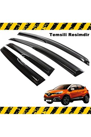 Renault Captur Mügen Cam Rüzgarlığı 2013-2020 Arası 4 Lü Set