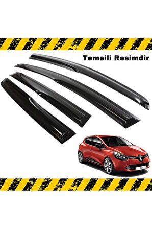 Renault Clio 4 Stw Mügen Cam Rüzgarlığı 2012-2019 Arası 4 Lü Set