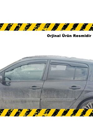 Renault Megane 2 Mügen Cam Rüzgarlığı Hb 2004-2010 Arası 4 Lü Set