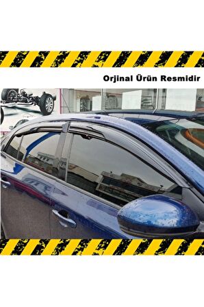 Renault Megane 4 Mügen Cam Rüzgarlığı Sedan 2016 Sonrası 4 Lü Set