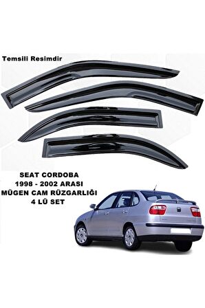 Seat Cordoba Mügen Cam Rüzgarlığı 1998 - 2002 Arası 4 Lü Set Cam Rüzgarlığı -