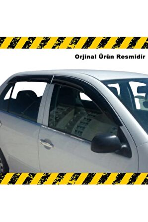 Skoda Fabia Mügen Cam Rüzgarlığı Sedan 2000-2009 Arası 4 Lü Set