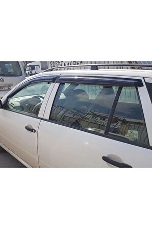 Skoda Fabia Stw Mügen Cam Rüzgarlığı 2000 - 2009 Arası 4'lü Takım