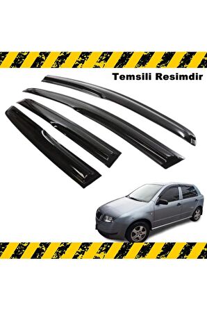 Skoda Fabia Stw Mügen Cam Rüzgarlığı 2000-2009 Arası 4 Lü Set