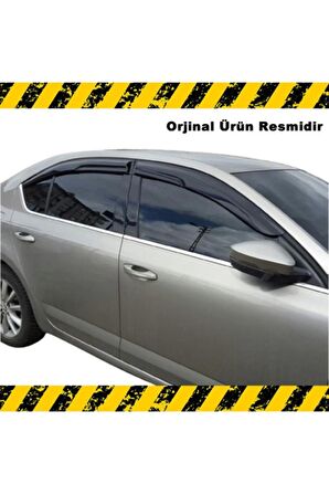 Skoda Octavia A7 Mügen Cam Rüzgarlığı 2013-2020 Arası 4 Lü Set