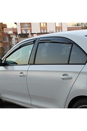 Skoda Rapid Sedan Mügen Cam Rüzgarlığı 2012 Sonrası 4 Lü Takım -