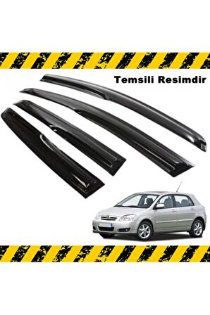 Toyota Corolla Hb Mügen Cam Rüzgarlığı 2001-2007 Arası 4 Lü Set
