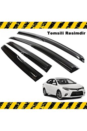 Toyota Corolla Mügen Cam Rüzgarlığı 2013 - 2018 Arası 4 Lü Set