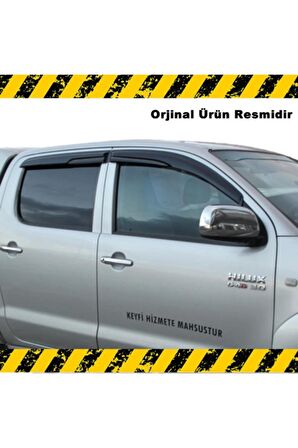 Toyota Hilux Mügen Cam Rüzgarlığı 2006-2015 Arası 4 Lü Set