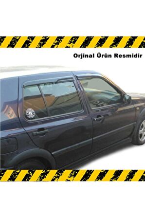 Volkswagen Golf 3 Mügen Cam Rüzgarlığı Tüm Kasalar 4 Lü Set