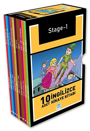 Stage-1 İngilizce Hikaye Seti 10 Kitap Maviçatı Yayınları