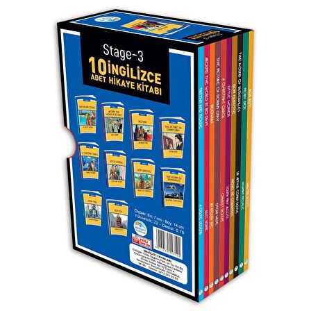 Stage 3 - İngilizce Hikaye Seti 10 Kitap