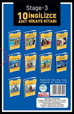 Stage 3 - İngilizce Hikaye Seti 10 Kitap