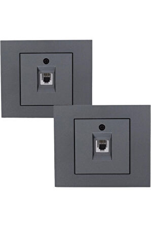 Ovivo Grano Füme Natural Numeris Telefon Prizi Çerçeve Dahil 15 Adet