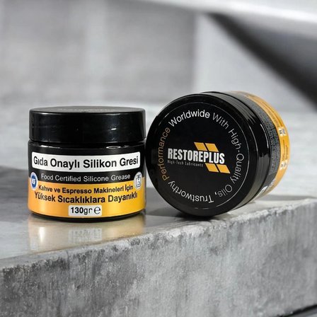 Restoreplus Kahve ve Espresso Makinesi Gıda Onaylı Silikon Gres Yağı - Nsf Sertifikalı-130 GR