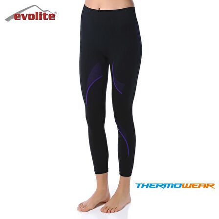 Evolite Thermowear Bayan Mor Termal Alt İçlik