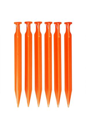 Evolite E-5551 - Arancio ABS Çadır Kazığı - 23cm 6 Adet