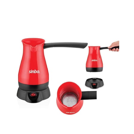 Elektrikli Cezve Pls. Türk Kahve Makine Çelik Gizli Rezistans 700W 5 Fincan - 400ML SCM-2948