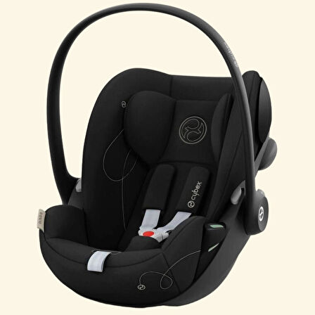 Cybex Cloud G i-Size car seat Moon Black (tam yatışlı ana kucağı)