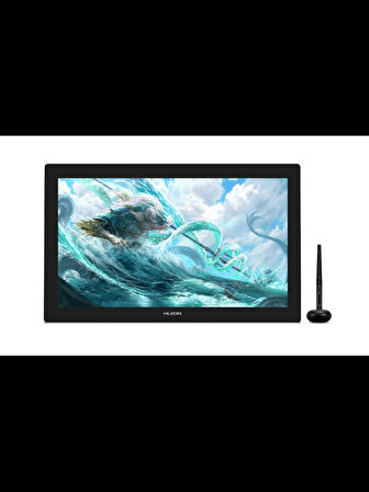 Huion Pen Display Kamvas Pro 24 IPS Panel QHD Grafik Tablet 52.68cm x 29,63cm, 8192 Kademe Basınç Hassasiyetli, %120 sRGB, 5080LPI, 2560x1440 Çözünürlük (HUGT-240)