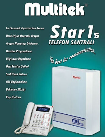 MULTİTEK STARS1S 6/16 SANTRAL 
