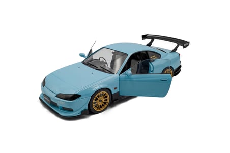 Solido S1812204 1/18 Nissan Silvia (S15) Spec-R Aero SOLIDO WORKS – BABY BLUE – 1999